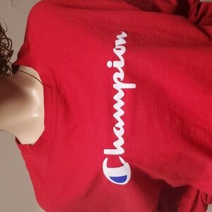 CHAMPION BRUGHT RED SHIRT Size Large